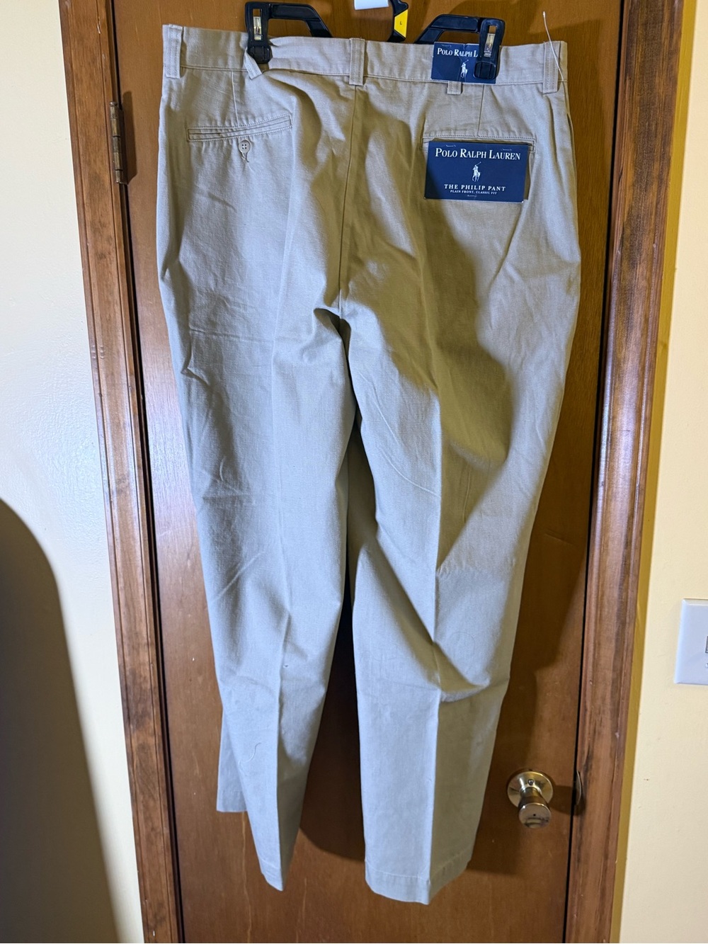 Polo by Ralph Lauren Men's Tan Khaki Phillip Pants